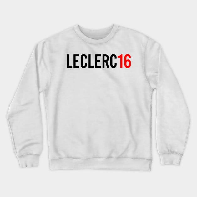 Charles Leclerc 16 Design Crewneck Sweatshirt by GreazyL